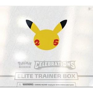 New Pokemon Trading Card Game: Celebrations Elite Trainer Box
